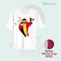 ▷【hot tshirts】เสื้อยืดผ้าฝ้าย พิมพ์ลายธงชาติฟุตบอลโลก FIFA World Cup Qatar 2022 แฟชั่นสําหรับผู้ชาย และผู้หญิง2022