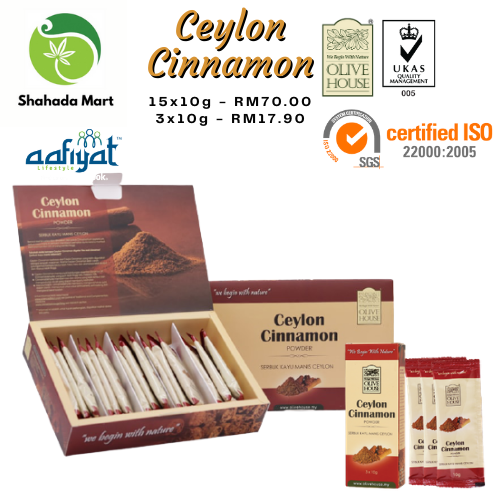 OLIVE HOUSE Kayu Manis Ceylon Ceylon Cinnamon The Real Cinnamon