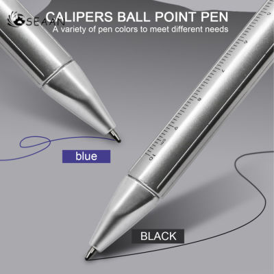 ปากกาลูกลื่นอเนกประสงค์ Caliper Type Ballpoint Pen 0-100 Caliper Creative Plastic Vernier Caliper Ballpoint Pen