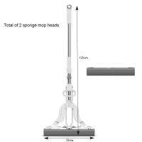 ระบบม็อบฟองน้ำที่พับได้พร้อมถังเก็บน้ำแบบยืดได้แกนยืดพื้นทำความสะอาดห้องน้ำ