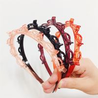 Unisex Multi-layers Hollow Braided Hair Band Hoop Clip Headband Bangs Fixed Clip Hairpin Headdress Hair Accessories for Gilrs