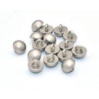 【cw】 9mm Silver Hemispherical Fasteners Smooth Surface Fasteners Spherical Buttons for Knitting Beads clothes ！