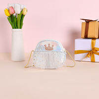 IOy-711metoo Mitu Crown Crossbody Bag กระเป๋าใส่เหรียญกระเป๋าสะพายลูกไม้กระเป๋าใบเล็กสำหรับเดินทาง   ของขวัญกระเป๋านักเรียนน่ารัก N18-227