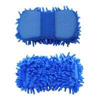 2 PCSSet Car Wash Microfiber Towels Brush Car Detailing Tools Cleaning Car Wash Brush Cleaning Mop Water Suction Clearner