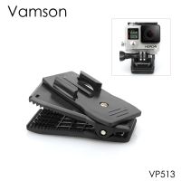 for GoPro 360-Degree Rotation Backpack Clip Fast Clamp Mount for Hero 8 7 6 5 4 3+ for yi 4K for SJCAM for SJ4000 VP513