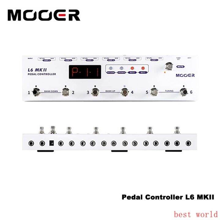 MOOER Pedal Controller L6 MKII Programmable Loop Switcher Lazada PH