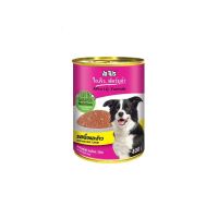 A Pro I.Q. Formula Wet Dog Food Beef and Rice Flavor Size 400g. x 24 cans เอ โปร ไอ.คิว. ฟอร์มูล่า อาหารสุนัขชนิดเปียก รสเนื้อและข้าว ขนาด 400ก. x 24 กระป๋อง