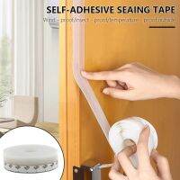 1M Self-Adhesive Silicone Strip Door Window Bottom Seal Strip Sound Insulation Weatherstrip Windshield Dust-Proof Tape 5 Colors Decorative Door Stops