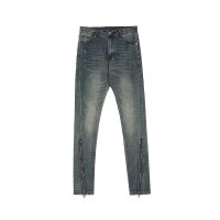 【YD】 Seak Men Denim Jeans Cotton Gothic Mens Clothing Coated Straight Street Pants