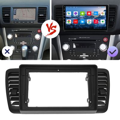 9 Inch Car Fascia for Subaru Outback Legacy 2004-2009 Stereo Fascias Panel Dash Mount Installation Car DVD Frame Kit