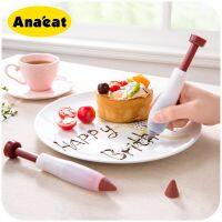 【hot】 ANAEAT 1pc Food Grade Silicone Writing Chocolate Decorating tools Bread Cookie Icing Piping Pastry Nozzles !