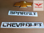 Tem dán, logo, chữ nổi 3D xe ô tô Chevrolet Spark