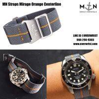 สายนาฬิกา สายผ้านาโต้ 20mm OVERWRIST MN STRAPS MIRAGE WITH ORANGE CENTERLINE ขนาด 20mm