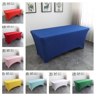 Table Cloth Wedding Decoratio Spandex Banquet Cover Free Shipping Rectangle Lycra Hotel Birthday Party Meeting Room Nice Design