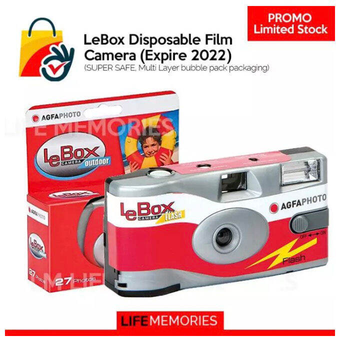 Fun Easy Disposable Camera LeBox Agfa (Expire 2020) Lazada