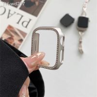 Luxury Diamand Starlight Color Bumper Hard Case For Apple Watch 8 7 6 SE 5 4 Hollow Out Cover For iwatch 49 41mm 38 40 42 45 mm