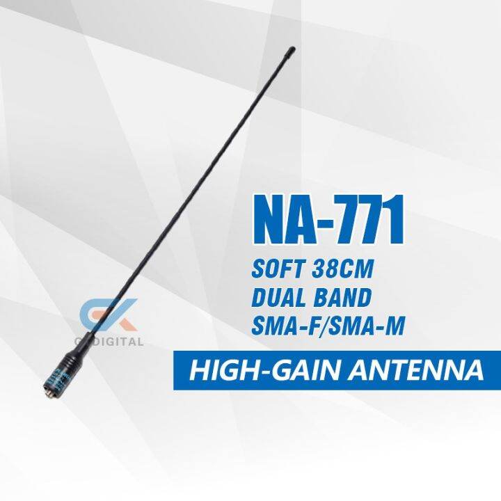 thumbnail image 2 of Nagoya NA-771 Dual Band Antenna (SMA-F) – Compatible With Baofeng UV-5R, UV-82, & More Handheld Radios 2 of 13