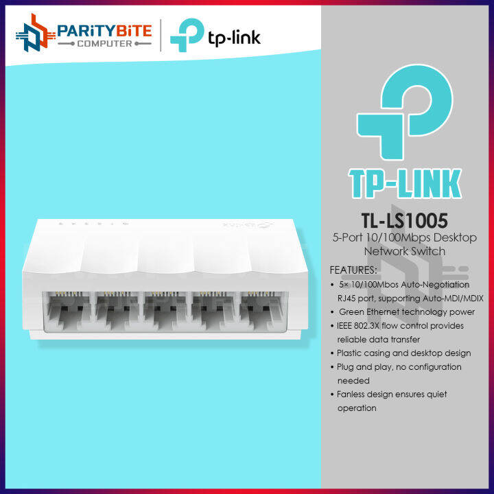 TPLink LS1005 5Port 10/100Mbps Desktop Switch Hub Lazada PH