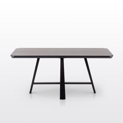 modernform โต๊ะอาหาร รุ่น FICO สีไม้แอชย้อมเข้ม