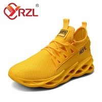 YRZL Mens Running Shoes Lightweight Sport Shoes for Men Comfortable Mesh Breathable Casual Sneakers Outdoor Non-slip Shoes Men