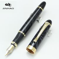 【✱2023 HOT✱】 ORANGEE Jinhao X450ปะการังสีดำปากกาหมึกซึมหัวปากกาแบบกว้างเครื่องเขียนสำนักงานโรงเรียนปากกาเขียน