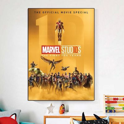 ✙ Marvel Avengers Superhero ภาพวาดผ้าใบ Spiderman No Way Home โปสเตอร์และพิมพ์ Pop Wall Art Living Kids Room ตกแต่งบ้าน
