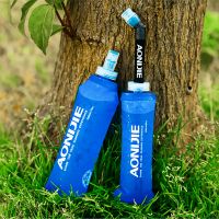 AONIJIE Foldable Silicone Soft Flask Water Bottles Outdoor Camping Traveling Running Kettle Hydration Pack Bag Vest 250ML- 500ML