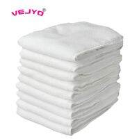 2Pcs Washable Adult Diaper Inserts Reusable 4 Layer Microfiber Insert Breathable Teenage Cloth Diaper Nappies Super Absorbency