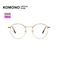 KOMONO Pete Slim Gold กรอบแว่นตาโลหะ สีทอง​