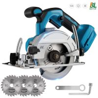 1000W Brushless Electric Circular Saw 10800RPM Cordless Multifunctional Woodworking Cutting Power Tool For Makita 18V Battery