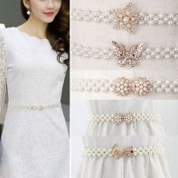 ✚ Chain Belt For Women Girls Dress Elastic Buckle Butterfly Star Bow Waist Belt Crystal Strap Multi Styles