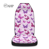 Ready Stock Car Seat Cover Butterfly Printed Dirt-resistant Wear-resistant Front Single Seat Cushion Protector Interior Decor