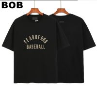 BoB-Fog Fear Of God Season 7 เสื้อยืดลําลองแขนสั้นคอกลมสไตล์ฮิปฮอปSMLXL-3XL unisex #polo