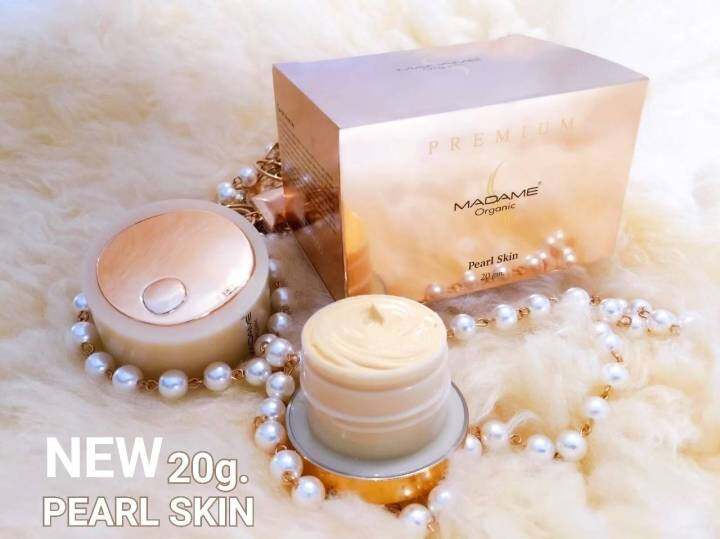 madame-organic-pearl-skin-20g-2กล่อง-ครีมไข่มุก-มาดามออแกนิค-มาดามออแกนิก-ครีมไข่มุข-20กรัม-2กล่อง