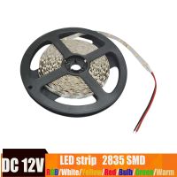 【☑Fast Delivery☑】 na07037036036666 ริบบิ้นไดโอดยืดหยุ่น2835แถบไฟ Led 12V สีขาวให้ความรู้สึกอบอุ่น Rgb สีฟ้าสีเขียวสีแดงสีเหลืองไฟกันน้ำ5M