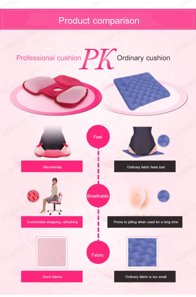 kawo123 Pregnancy Cushion for Office Chair Beautify Buttocks Cushion