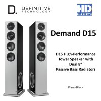 Definitive Technology Demand D15 Piano Black