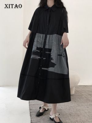 XITAO Dress  Women Print Dress