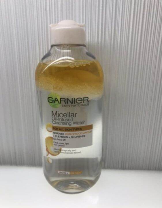 GARNIER MICELLAR Oil Infused Cleansing Water 400ml for All Skin Types