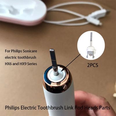2ชิ้นสำหรับแปรงสีฟันไฟฟ้า Philips Sonicare HX6 HX8และ HX9ชุดแปรงสีฟันไฟฟ้าลิงค์หัวคันอะไหล่ประเภทหมุนแบบดั้งเดิมรุ่นที่สาม
