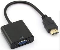 ✒✱ 2022 PC Laptop HDMI to VGA 3.5mm Plug Audio Cable Adapter Converter Male to Female HDMI VGA Video Support Full HD 1080P HDTV