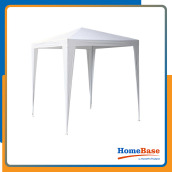 HomeBase Lều cắm trại polyester khung thép dễ lắp ráp W200xH230xD200cm màu trắng