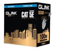 สายแลนcat5e GLINK สาย LAN CAT5E Gold series OUTDOOR 100 เมตร รุ่น GLG-5002