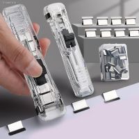 ✁ Not destroying paper Transparent Push Clip Supplement Clip Data File Organizing Clip Student Paper Clip Snack Sealing Binder