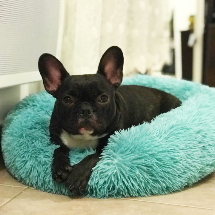 dog-bed-soft-fluffy-cat-beds-long-plush-dounts-beds-calming-bed-hondenmand-kennel-house-cushion-for-small-large-dog-cats