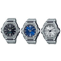 Casio Standard นาฬิกาข้อมือผู้ชาย สายสแตนเลส รุ่น MWA-100,MWA-100HD (MWA-100HD-1A,MWA-100HD-2A,MWA-100HD-7A)