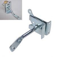 Electroplated Steel Auto Door Bolt Lock Hasp Latch for Garden Fence Pasture Farm L4MB Door Hardware Locks Metal film resistance