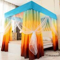 【LZ】⊙◘  Household bedroom Flower bed curtain windproof Mosquito prevention summer dustproof mosquito net without bracket