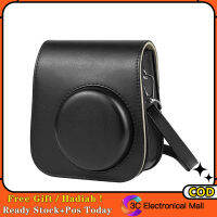 กระเป๋าครอบที่เก็บของแบบพกพาได้สำหรับเดินทางเคสป้องกันกล้องพร้อมสายรัดปรับระดับได้แบบถอดได้ใช้ได้กับกล้อง Instax Mini 11ทันที