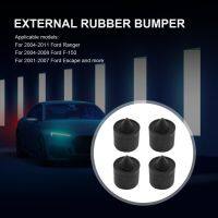 【CW】4Pcs Exterior Rubber Bumpers Car Accessories Black External Rubber Buffers 16.5MM for Ford Ranger F150